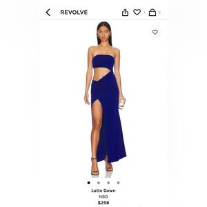 Revolve NBD Lotte gown ! Only worn once